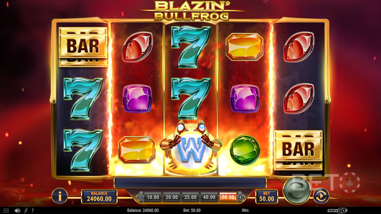 Ulasan Blazin Bullfrog oleh BETO Slots