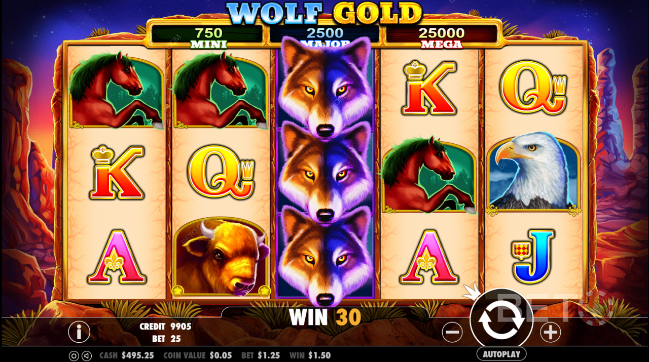 Wolf Gold pengalaman slot visual yang spektakuler