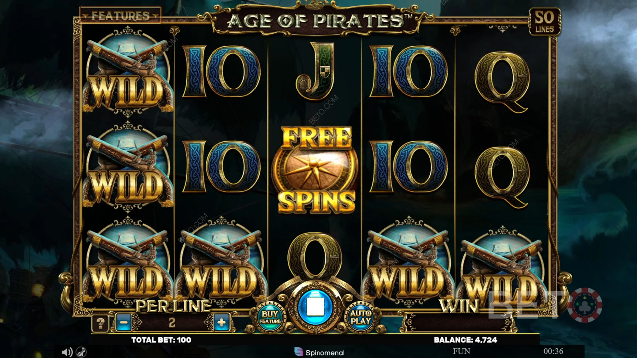 Ulasan Age Of Pirates oleh BETO Slots