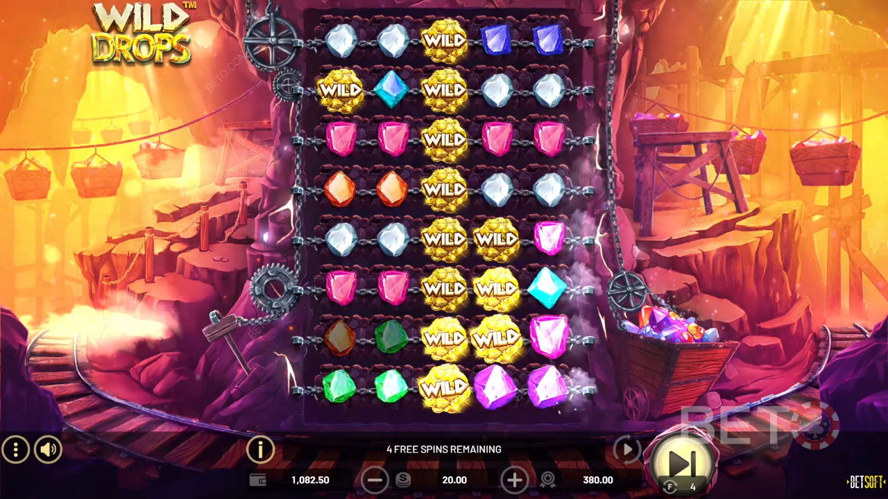 Ulasan Wild Drops oleh BETO Slots