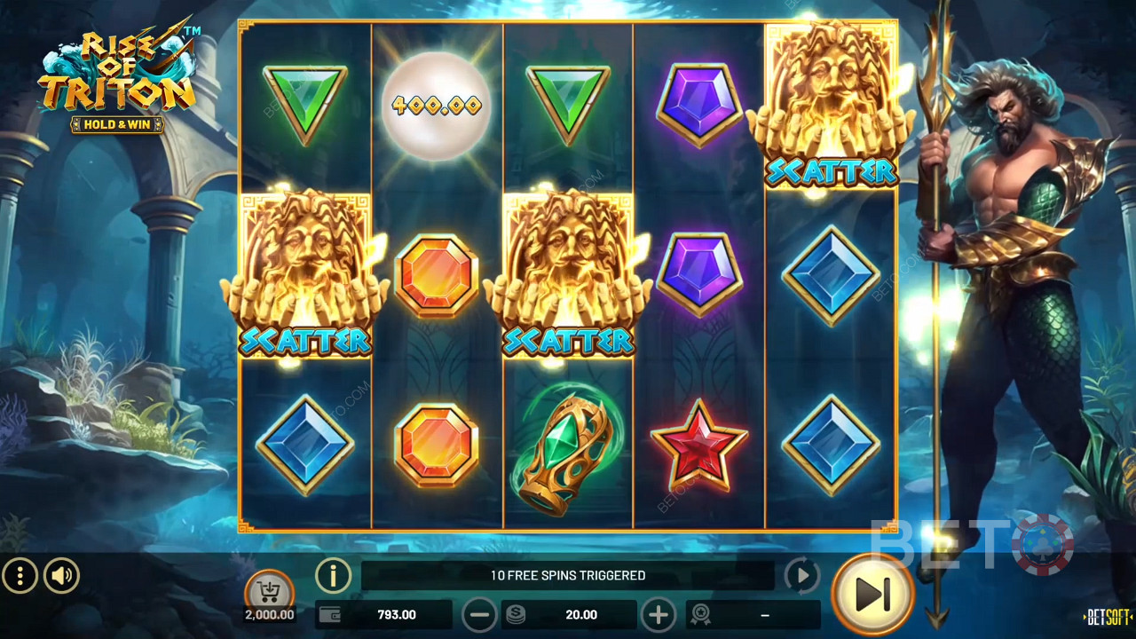 Ulasan Rise of Triton oleh BETO Slots