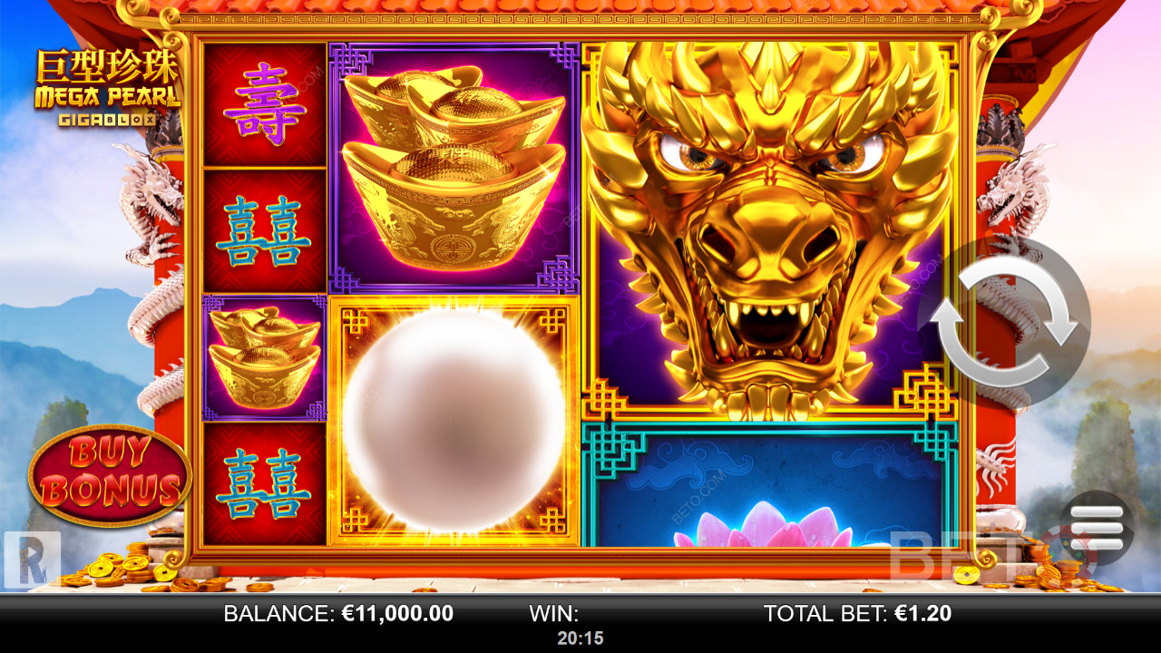 Ulasan Megapearl Gigablox oleh BETO Slots