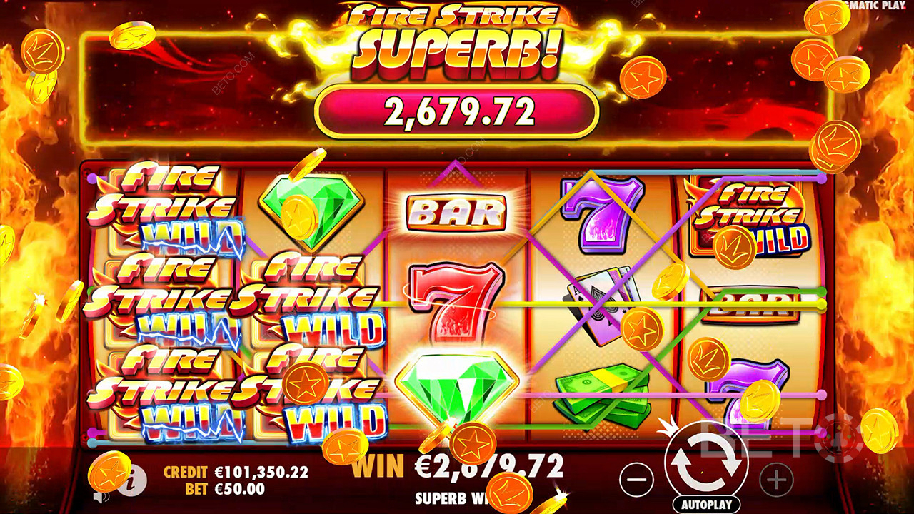 Ulasan Pemogokan Api oleh BETO Slots