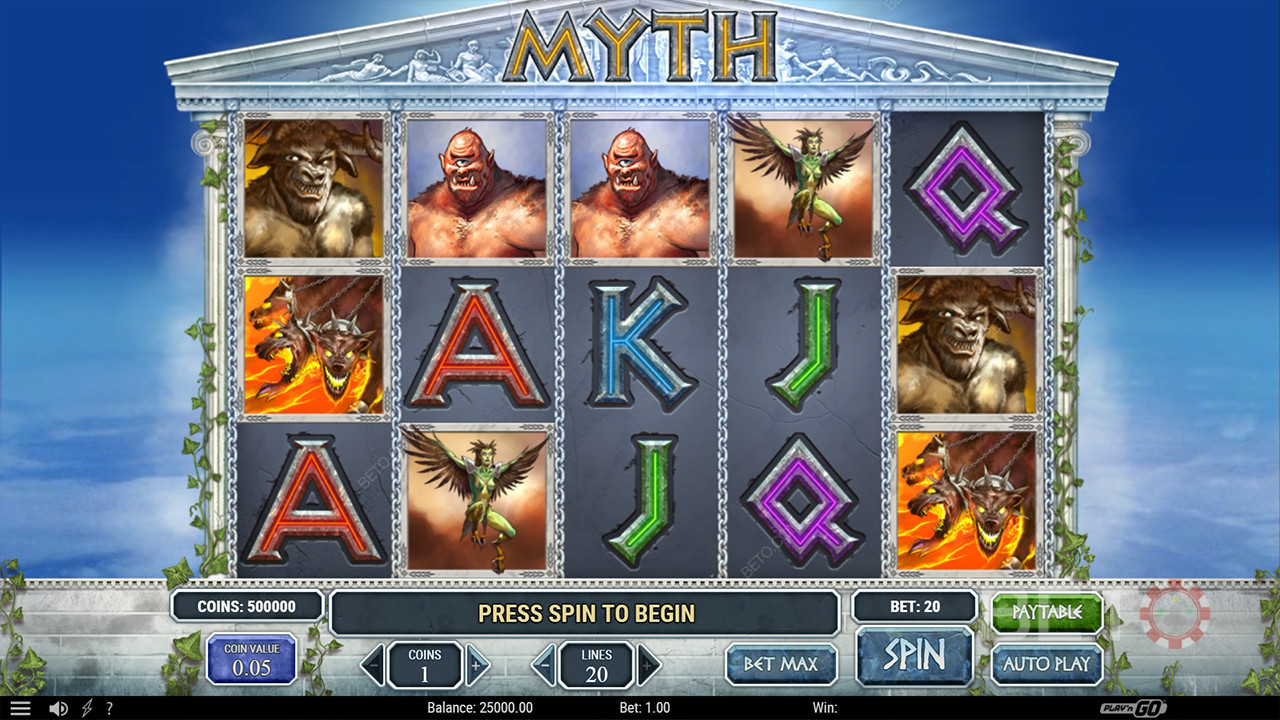 Ulasan Mitos oleh BETO Slots