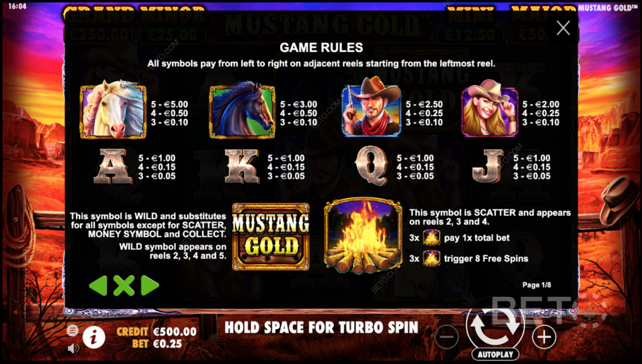 Aturan Permainan Slot Online Mustang Gold