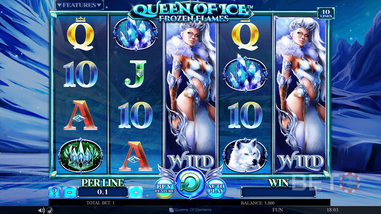 Ulasan Ratu Api Beku Es oleh BETO Slots
