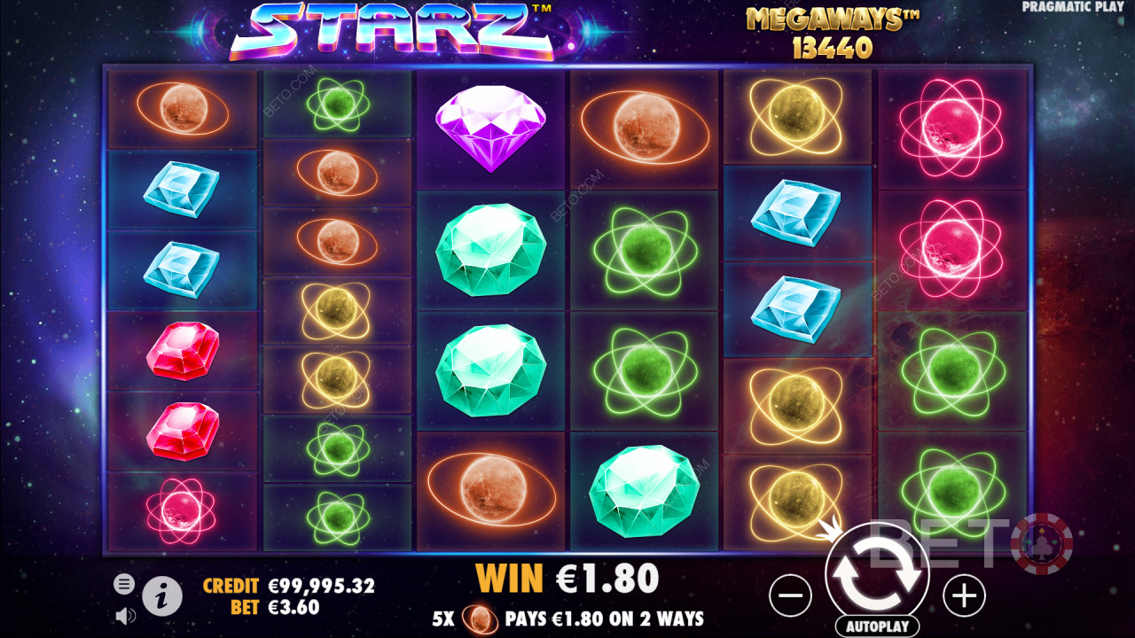Ulasan Starz Megaways oleh BETO Slots