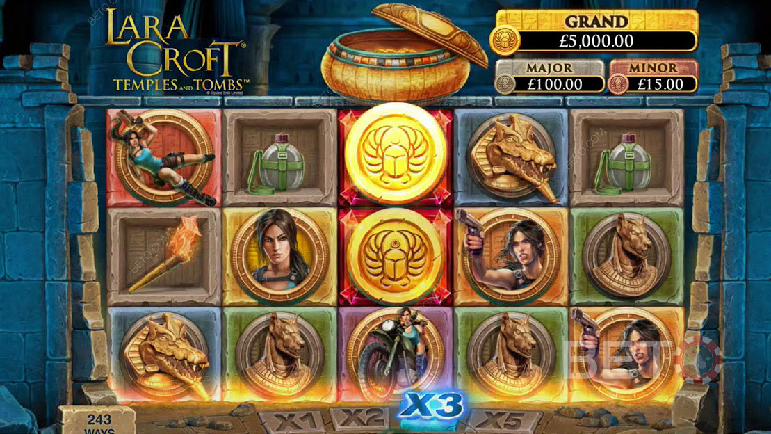 Mendaratkan Koin Emas Khusus di Kuil dan Makam Lara Croft