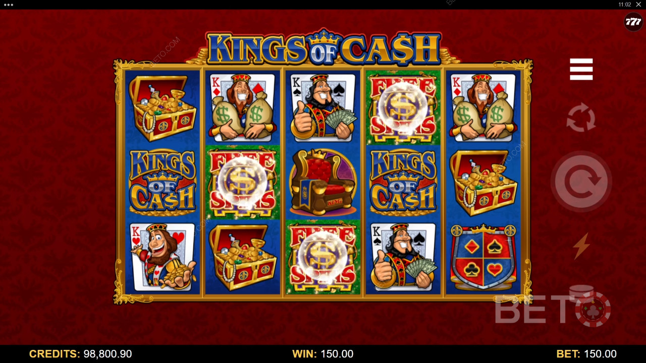 Ulasan Kings of Cash oleh BETO Slots