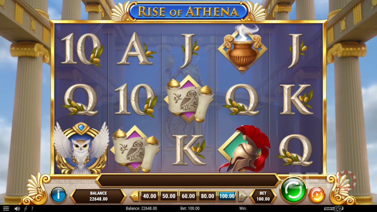 Ulasan Rise of Athena oleh BETO Slots