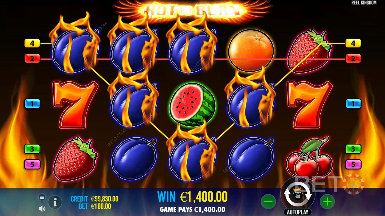 Ulasan Hot to Burn oleh BETO Slots