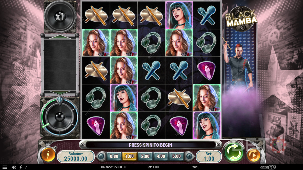 Ulasan Black Mamba oleh BETO Slots
