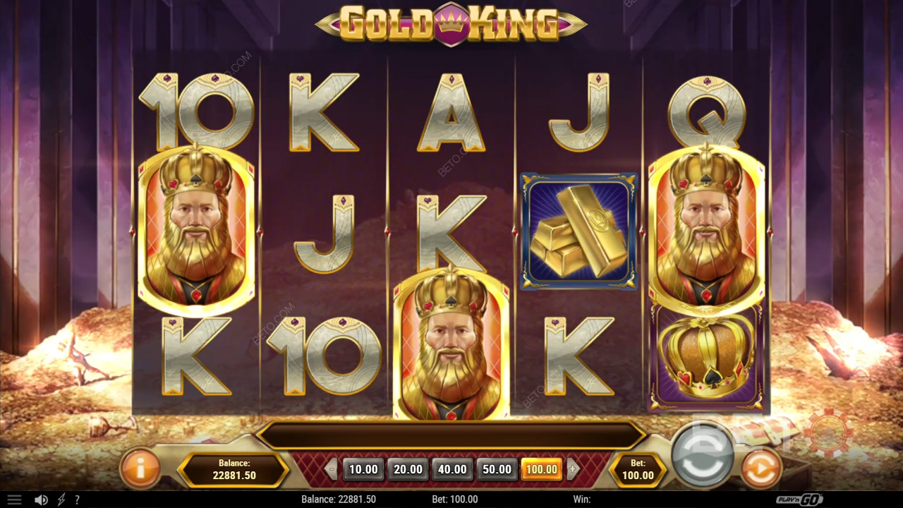 Ulasan Gold King oleh BETO Slots