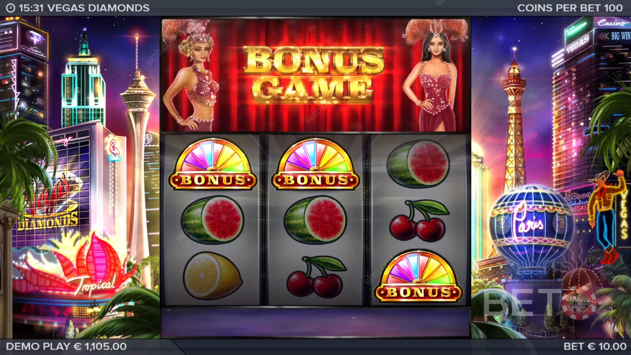 Ulasan Vegas Diamonds oleh BETO Slots