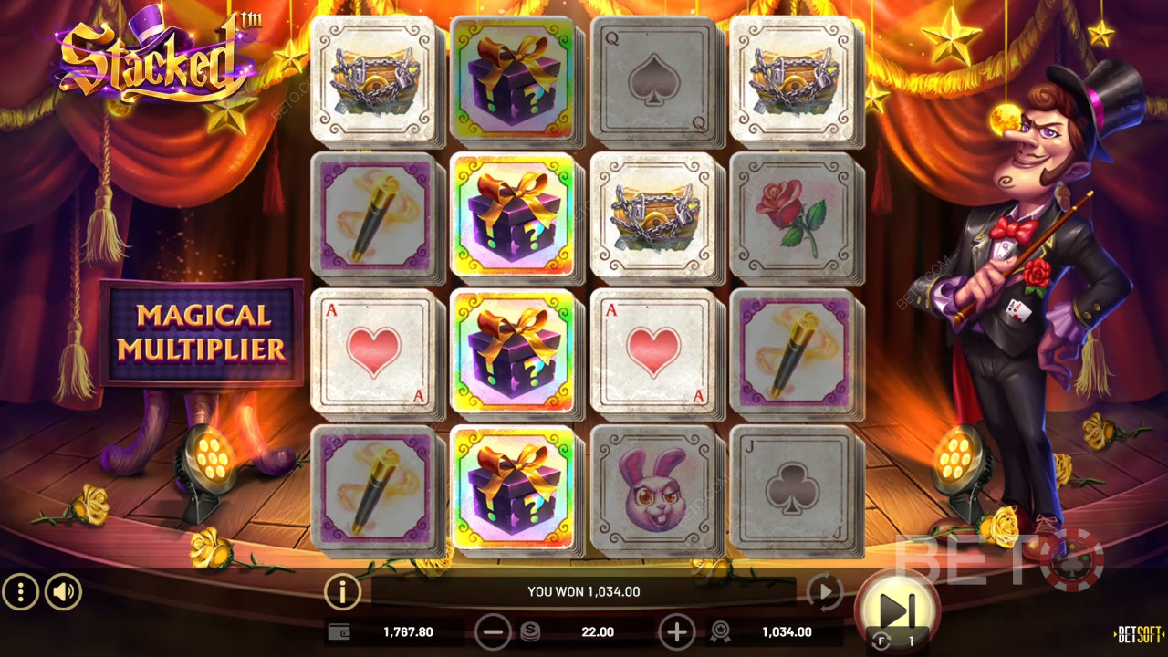 Ulasan Bertumpuk oleh BETO Slots