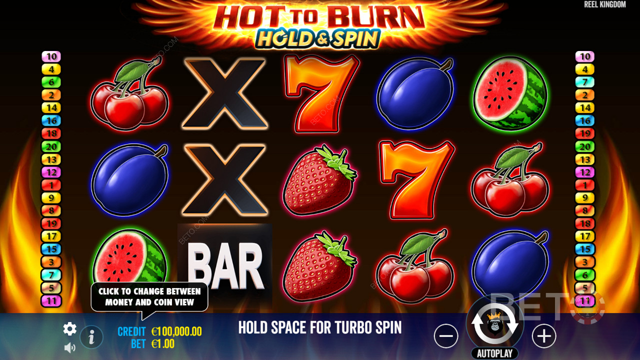 Hot To Burn Hold And Spin Main Gratis