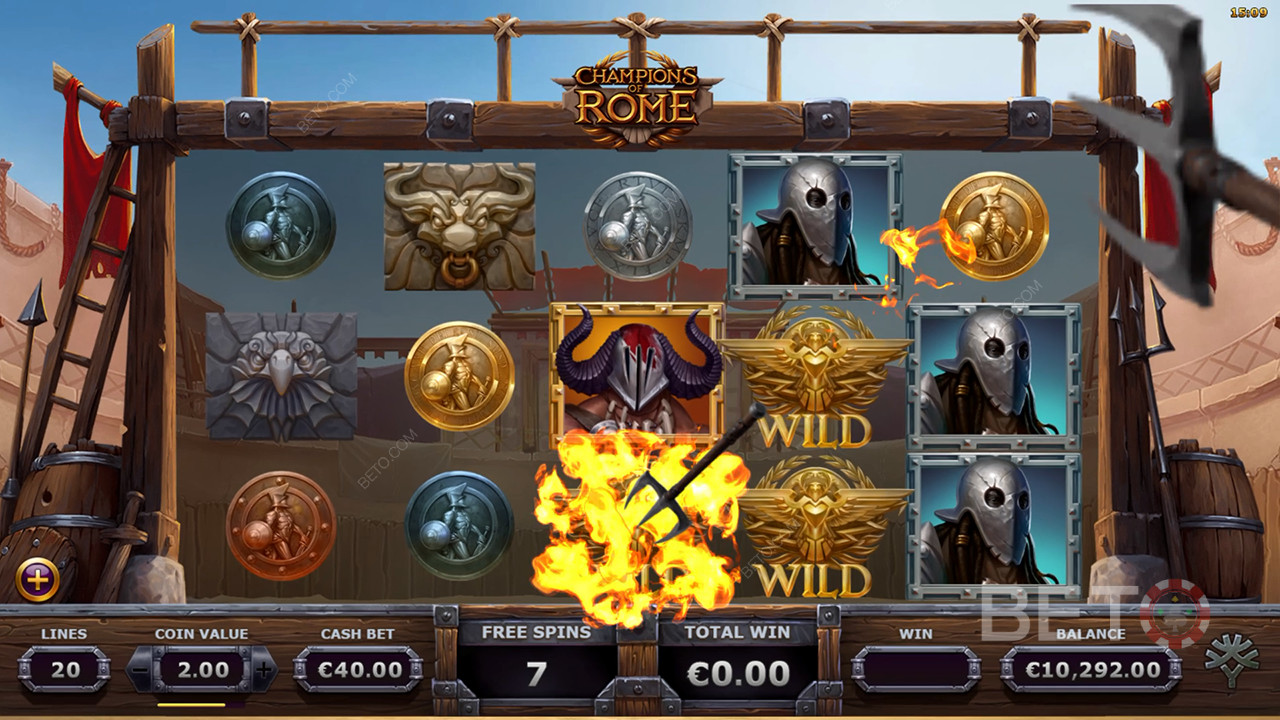 Ulasan Champions of Rome oleh BETO Slots