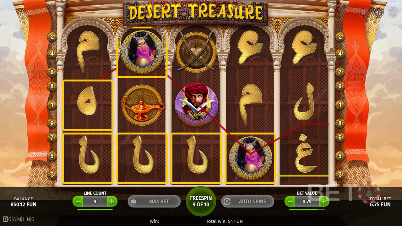 Ulasan Harta Karun Gurun oleh BETO Slots