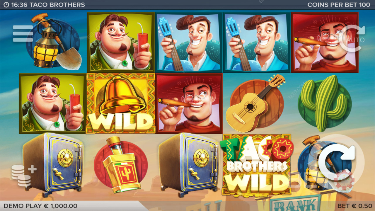 Ulasan Taco Brothers oleh BETO Slots