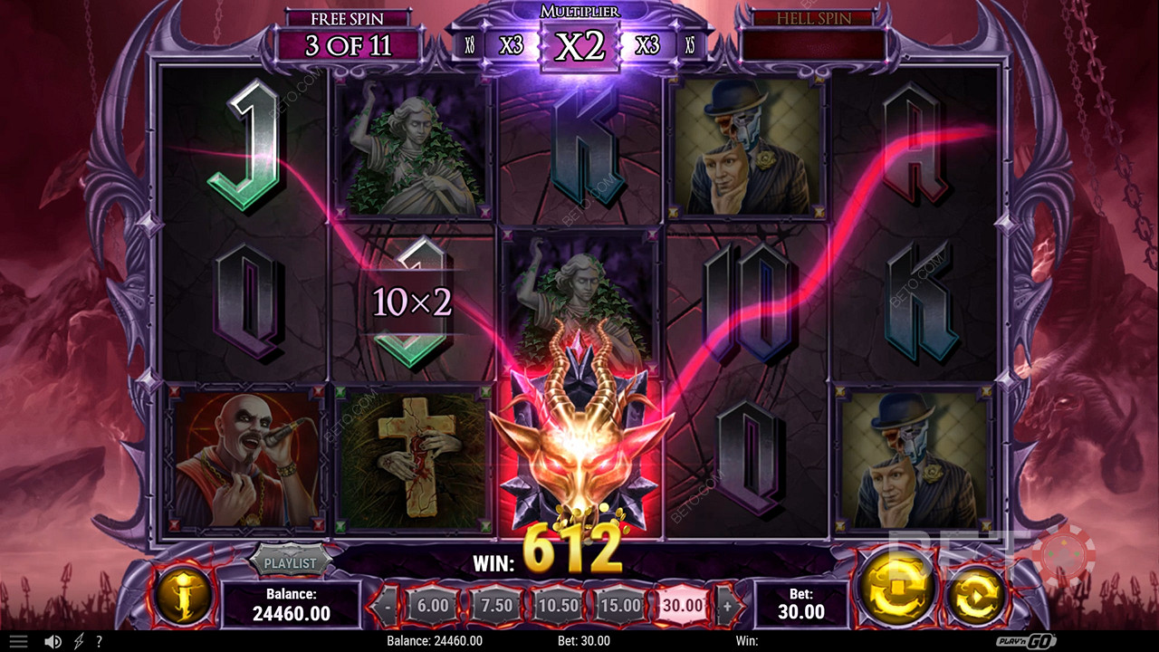 Menangkan 5,000x taruhan Anda di Slot Online Iblis!