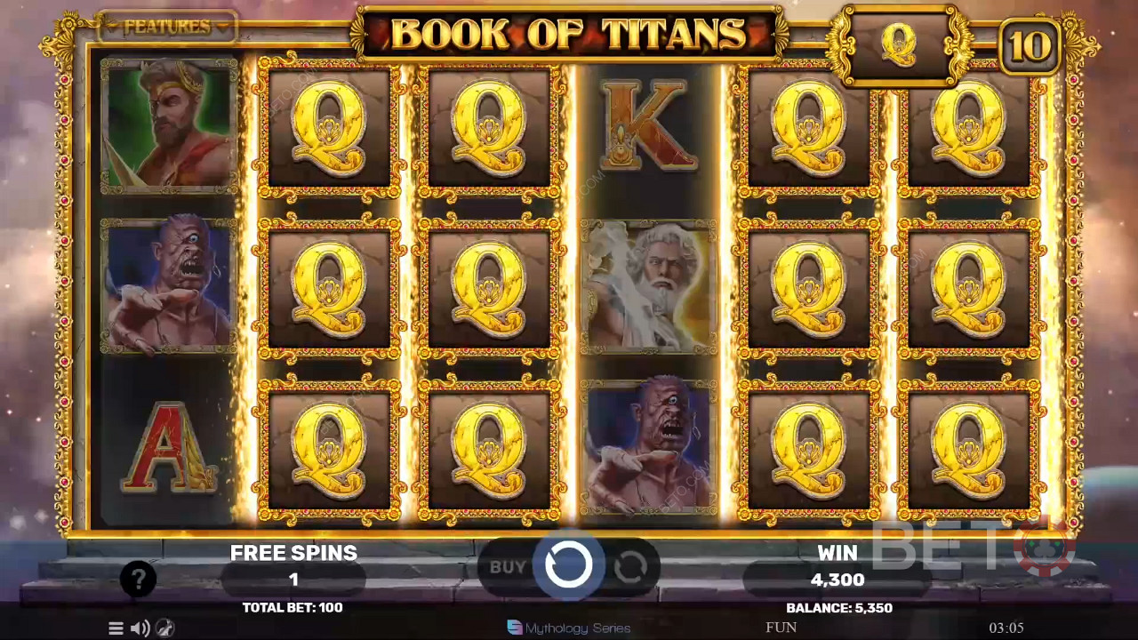 Fitur Bonus Dijelaskan dalam Book of Titans oleh Spinomenal