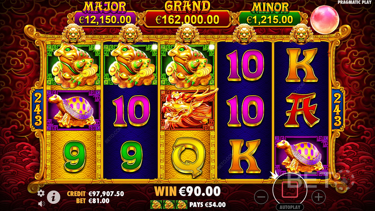 Menangkan 7,342x taruhan Anda di Slot 5 Lions Gold!