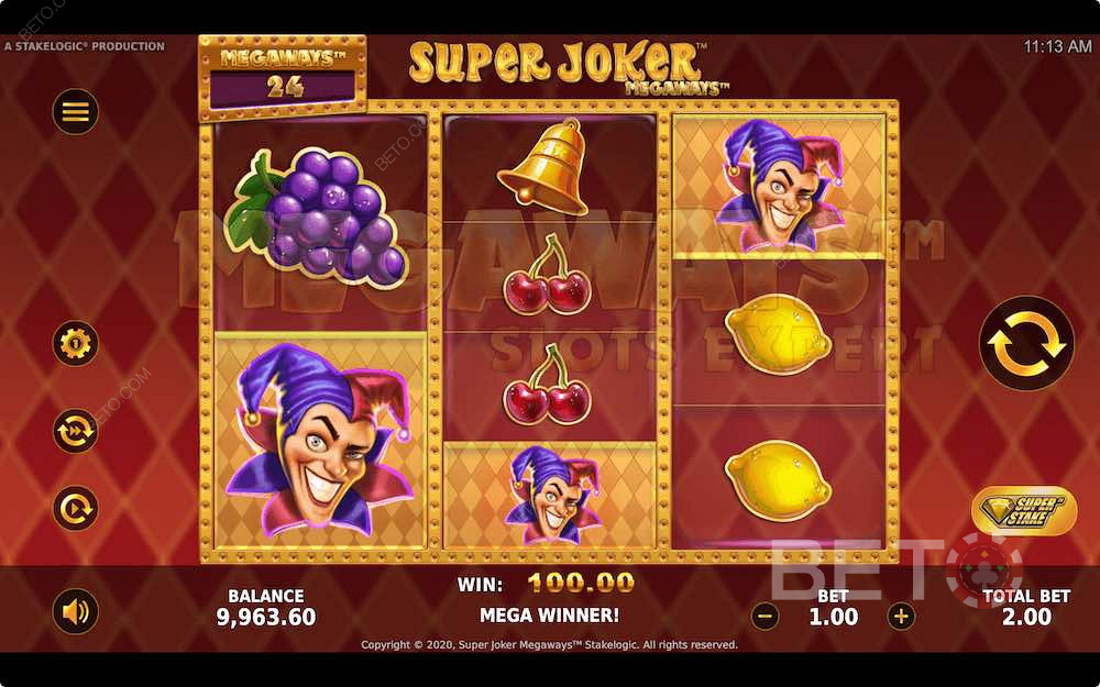 Struktur Slot Unik dari Super Joker Megaways
