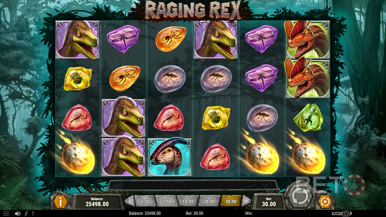 Ulasan Raging Rex oleh BETO Slots