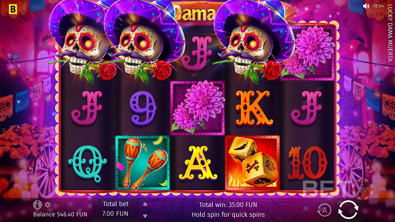 Ulasan Lucky Dama Muerta oleh BETO Slots