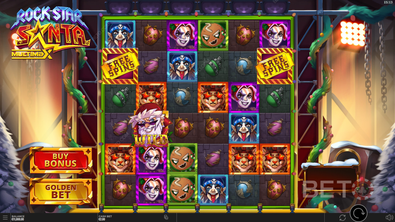 Ulasan Rock Star Santa MultiMax oleh BETO Slots