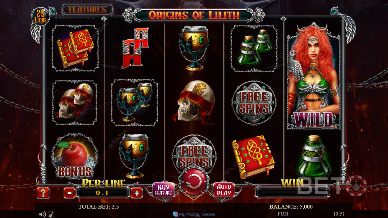 Ulasan Origins Of Lilith oleh BETO Slots
