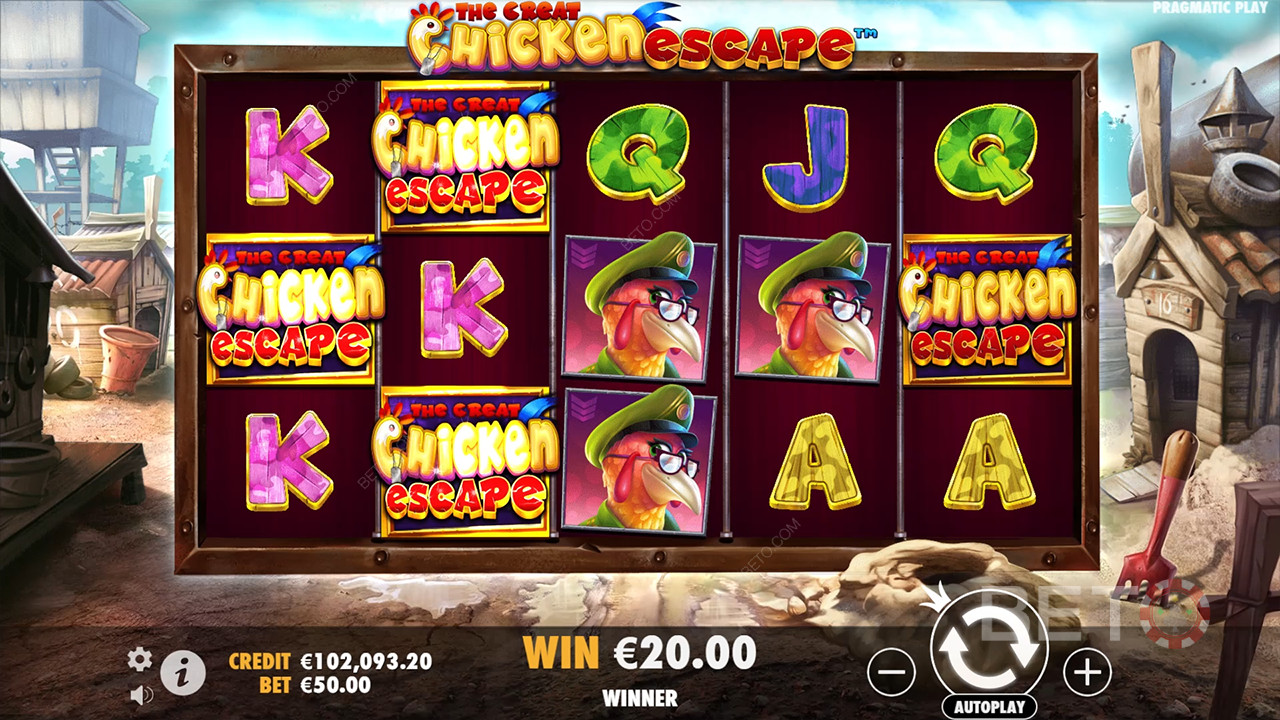 Ulasan The Great Chicken Escape oleh BETO Slots