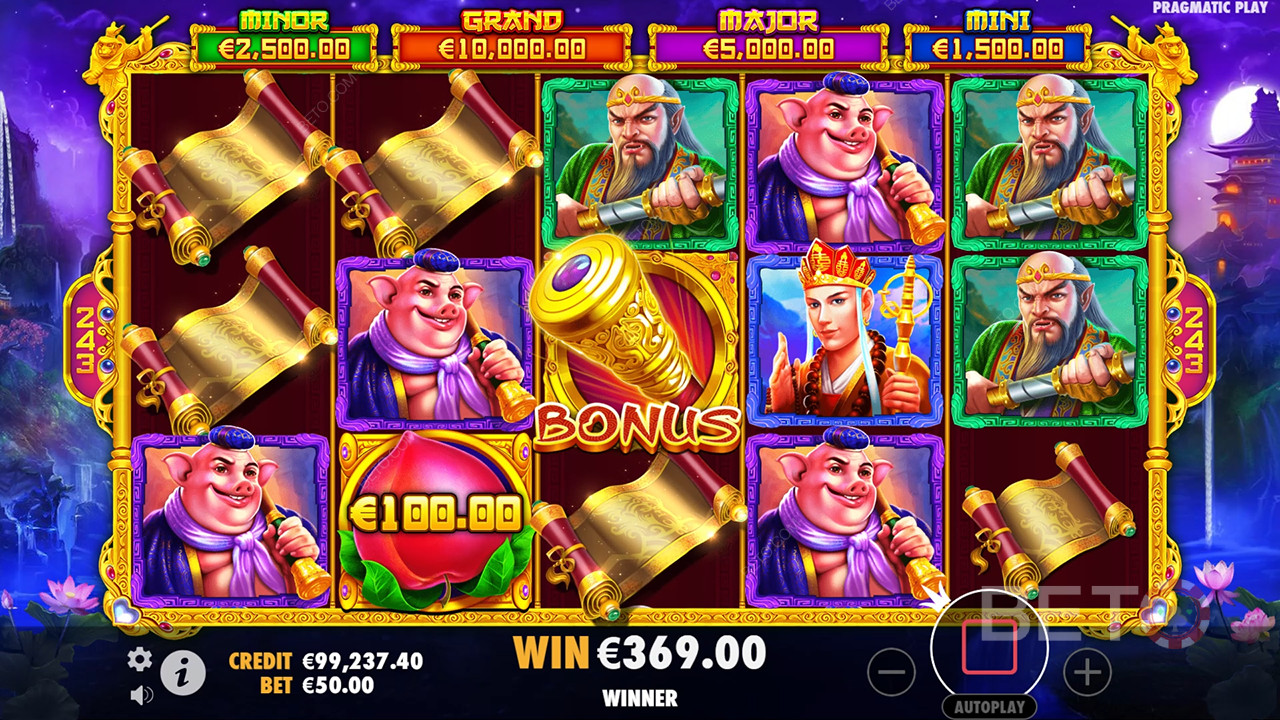 Menangkan 6,080x taruhan Anda di Mesin Slot Monkey Warrior!
