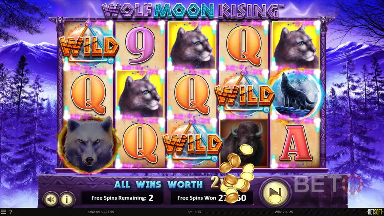 Ulasan Wolf Moon Rising oleh BETO Slots