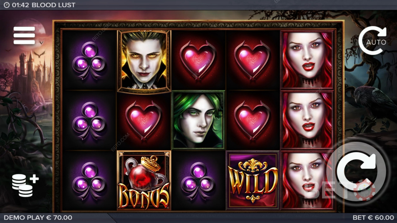 Ulasan Nafsu Darah oleh BETO Slots