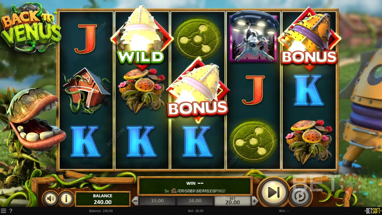 Ulasan Back To Venus oleh BETO Slots