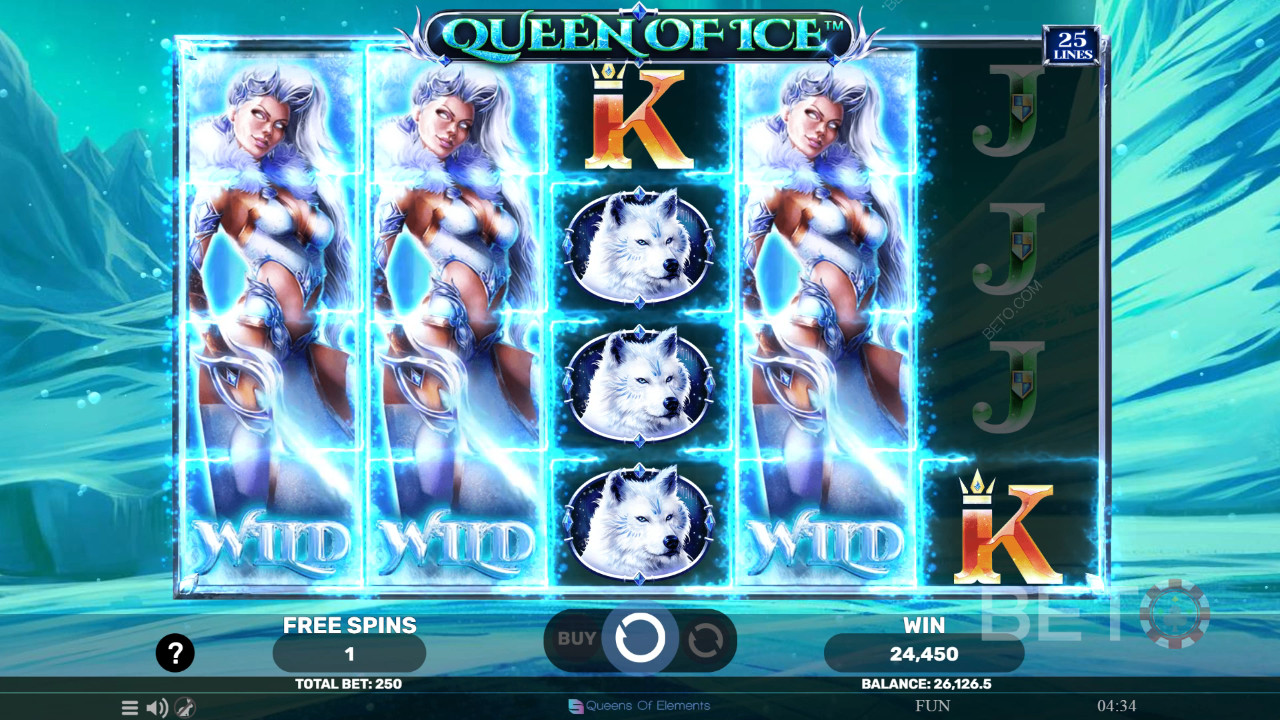 Ulasan Queen Of Ice oleh BETO Slots