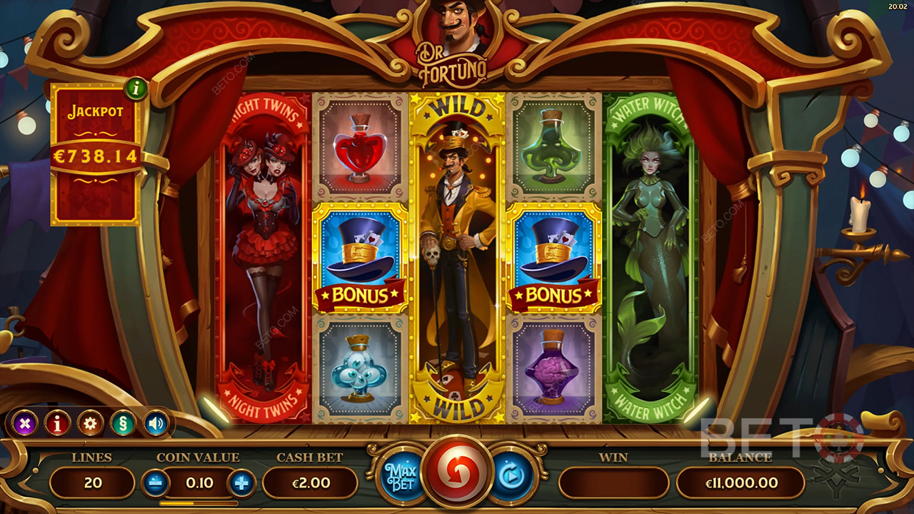 Ulasan Dr Fortuno oleh BETO Slots