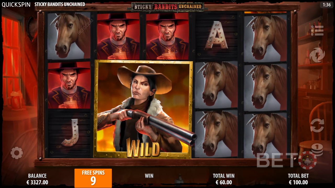 Ulasan Sticky Bandits Unchained oleh BETO Slots