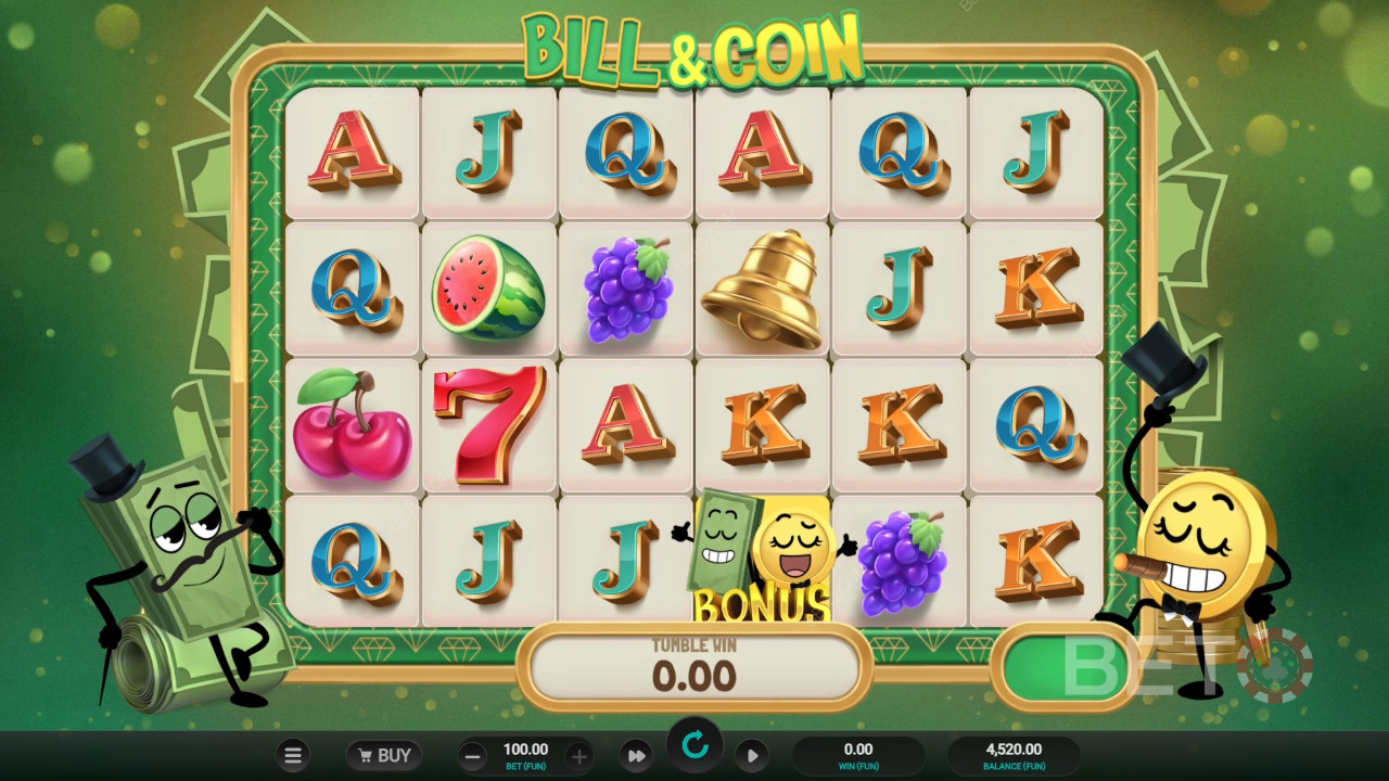 Ulasan Tagihan & Koin oleh BETO Slots