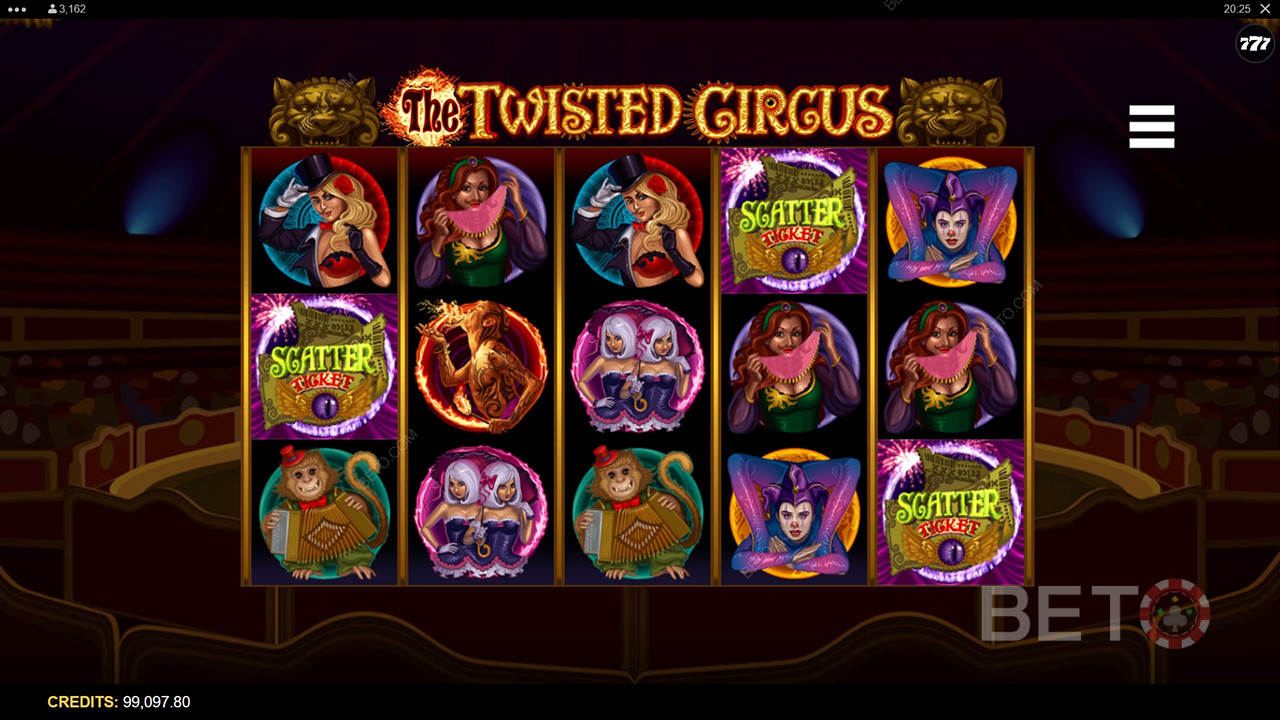 Ulasan Twisted Circus oleh BETO Slots