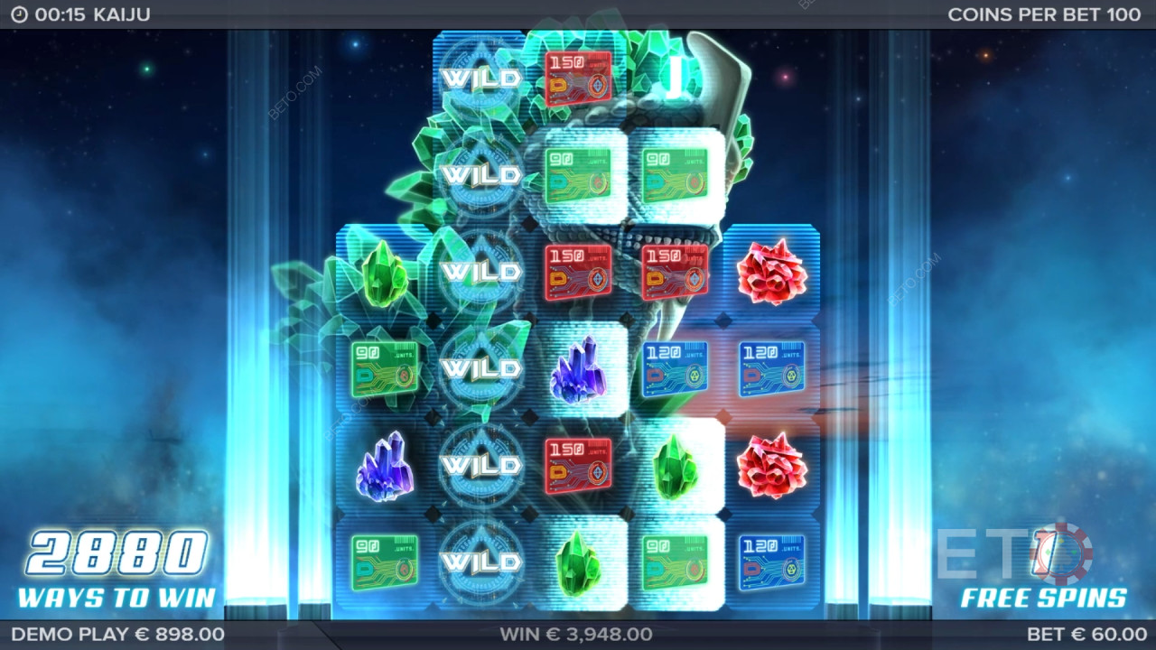 Ulasan Kaiju oleh BETO Slots