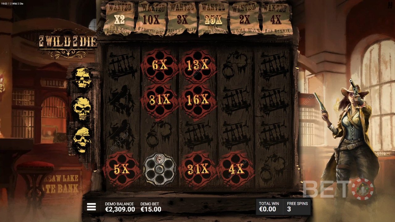 Fitur Bonus Dijelaskan dalam 2 Wild 2 Die oleh Hacksaw Gaming
