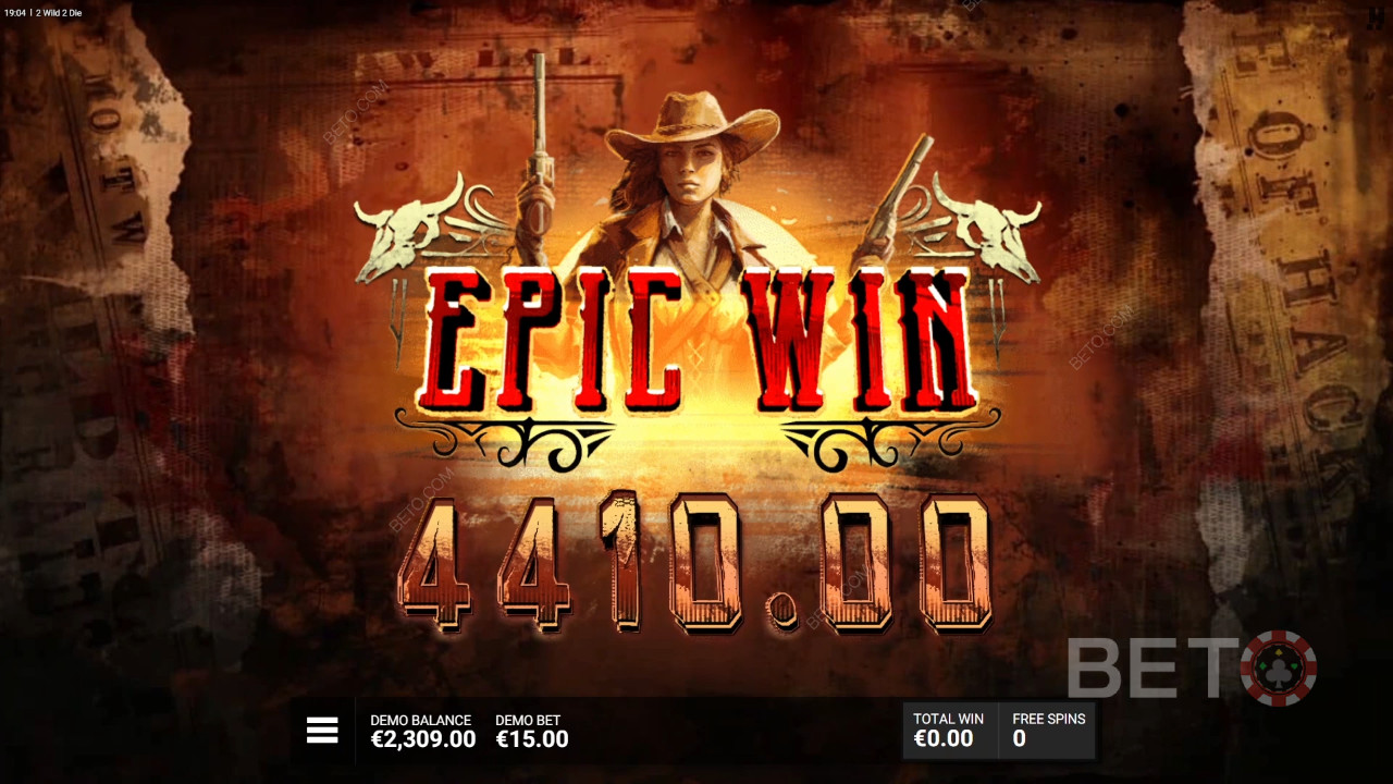 Menangkan 15,000x taruhan Anda di Slot 2 Wild 2 Die!