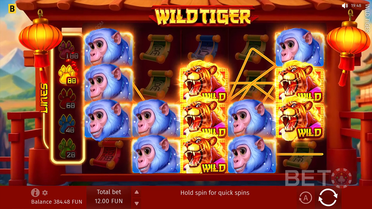 Ulasan Harimau Liar oleh BETO Slots