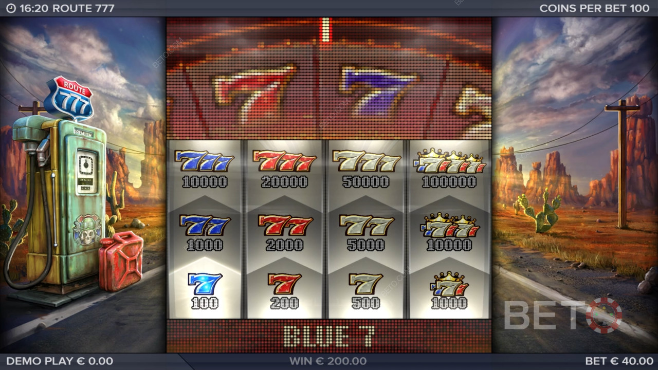 Menangkan 4,000x taruhan Anda di Slot Route 777 Online!