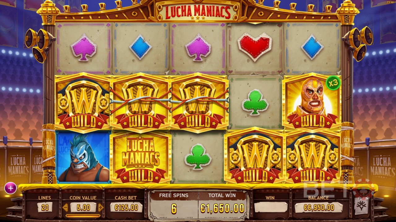 Ulasan Lucha Maniacs oleh BETO Slots