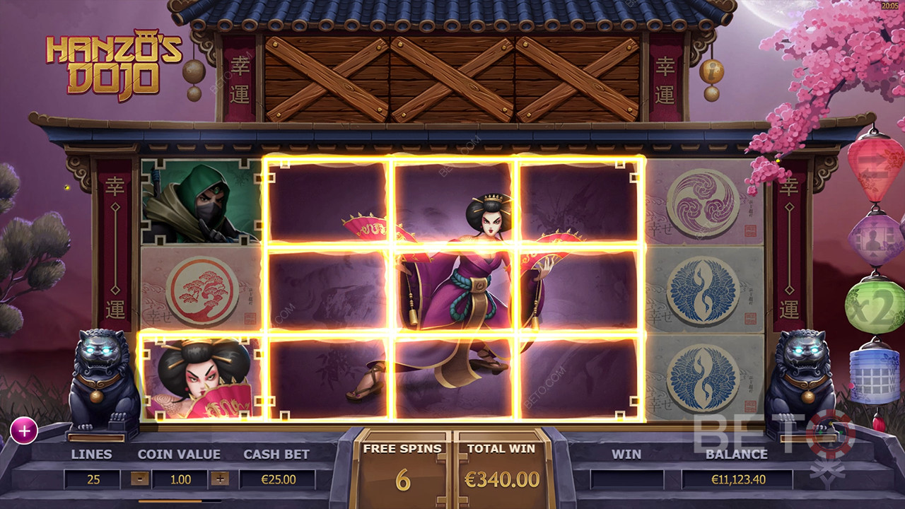 Ulasan Dojo Hanzo oleh BETO Slots