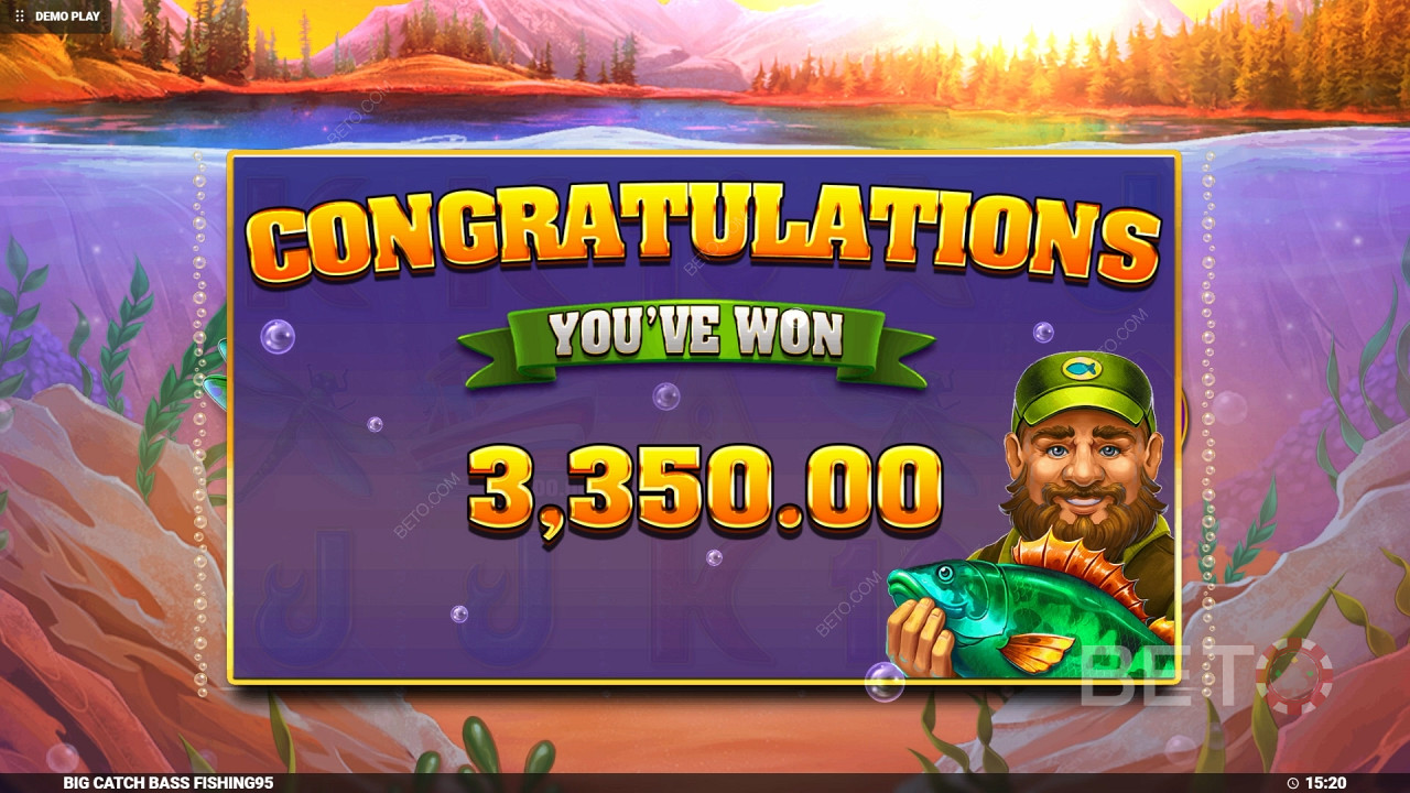 Menangkan 4,000x taruhan Anda di Slot Online Big Catch Bass Fishing!