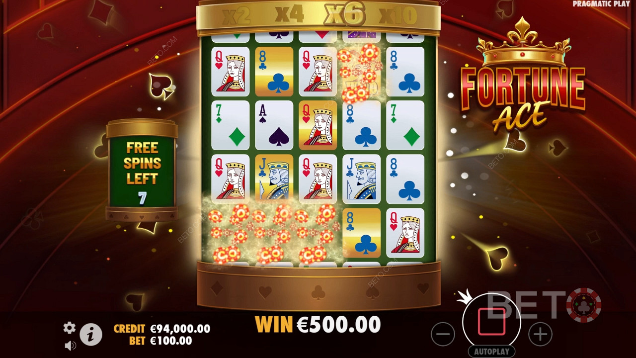 Menangkan 5,000x taruhan Anda di Slot Fortune Ace Online!
